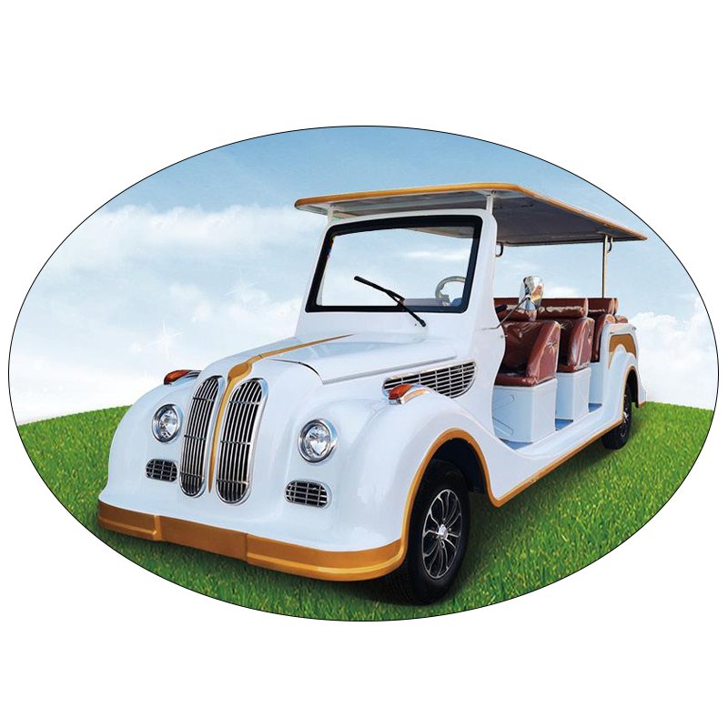 2024 Factory Wholesale High Quality Retro Electric Vintage Car 8-Seater Hotel Sightseeing Bus Model
